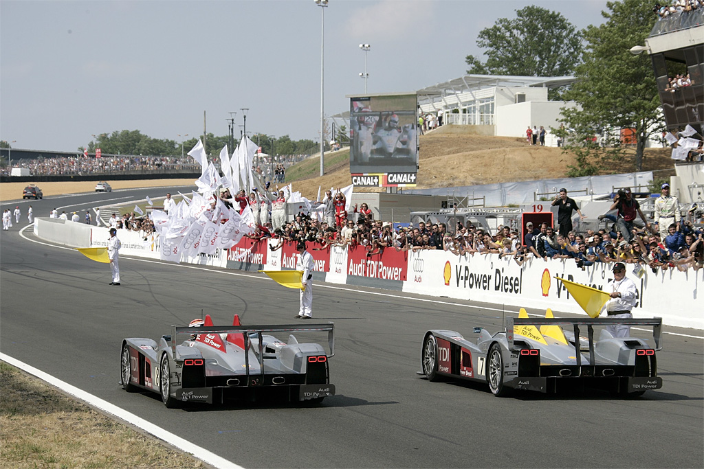 I 2006 blev Audi den første producent der vandt Le Mans 24 timers løbet med en diesel motor
(Foto: Audi)